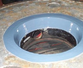 Restored ferry propulsion system using Belzona 1311 (Ceramic R-Metal)